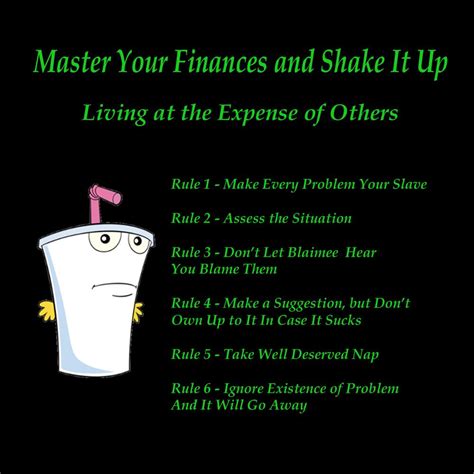 Secret To Success From Master Shake From Aqua Teen Hunger Force