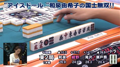 【麻雀】アイスドール和泉由希子の国士無双【役満】 Youtube