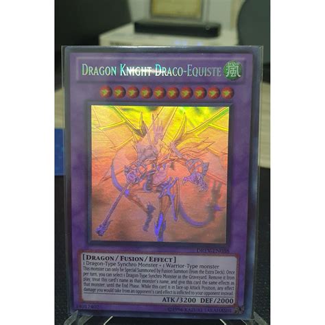 Thẻ Bài YugiOh Dragon Knight Draco Equiste DREV EN038 Ghost Rare