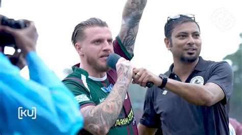 Jason Cummings Introduced To Mohun Bagan Youtube