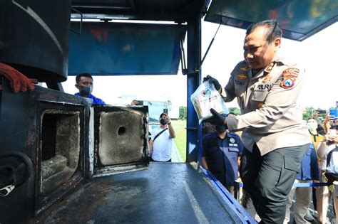 Polisi Musnahkan Narkoba Hasil Ungkap Tiga Bulan Di Surabaya