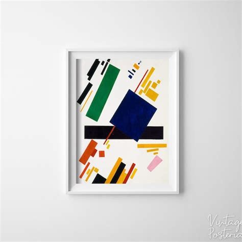 Kazimir Malevich Suprematism Giclee Print Reproduction Etsy