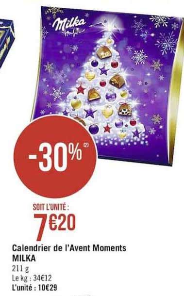 Promo Calendrier De L avent Moments Milka chez Supermarchés