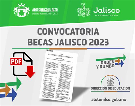 Convocatoria Becas Jalisco 2023