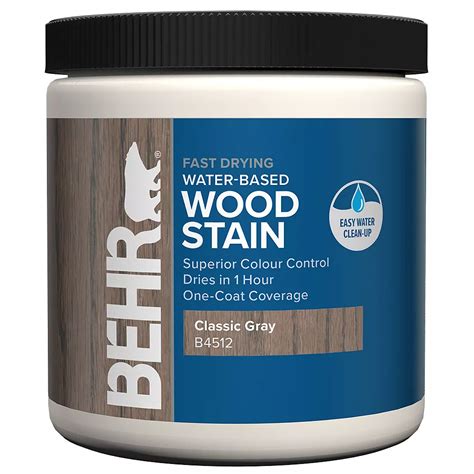 Behr Fast Drying Transparent Water Based Interior Wood Stain Classic