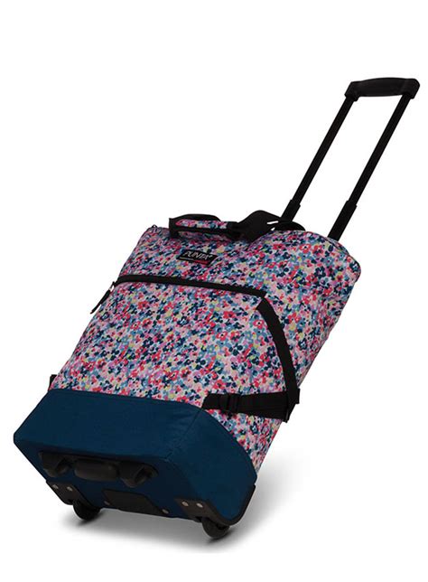 Torba na kółkach na zakupy Punta Wheel Print multi coloured navy