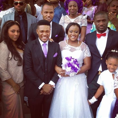 Peter Okoye And Lola Omotayo Attend Peter Okoyes Sisters Wedding