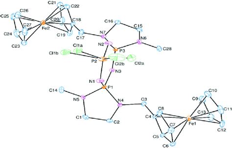 Ortep 3 30 Drawing Of 7 With The Atom Numbering Scheme Displacement Download Scientific