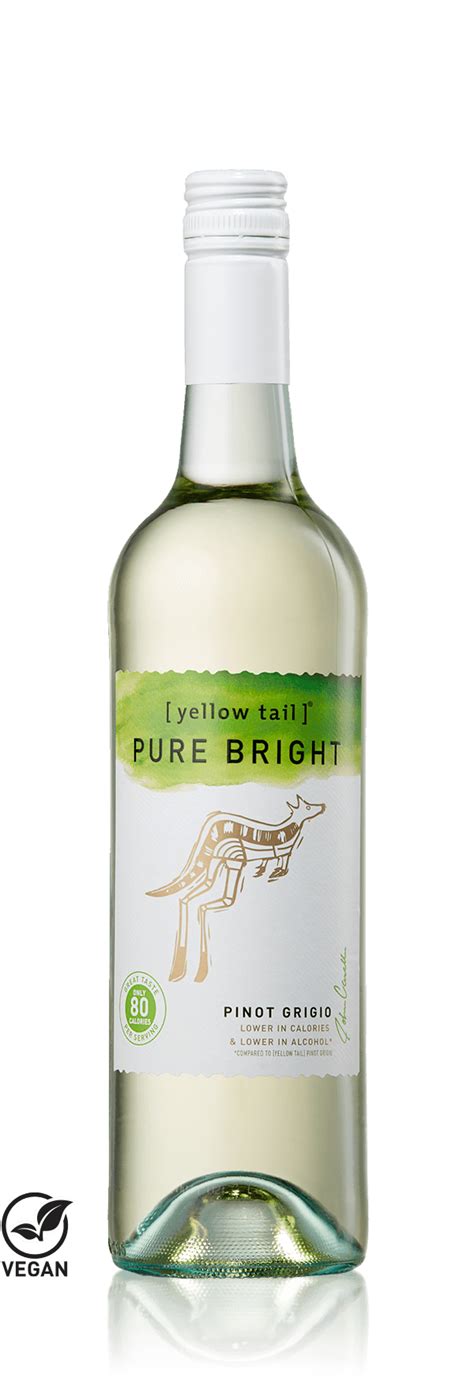 Pure Bright Pinot Grigio Yellow Tail Wines US