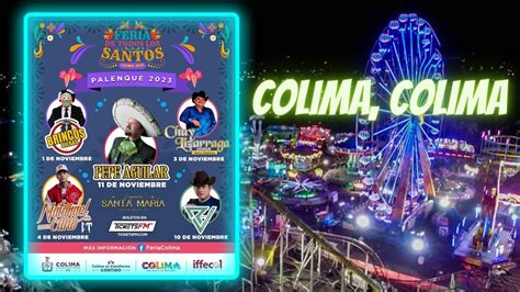 ARTISTAS Feria De Todos Los Santos Colima 2023 PALENQUE YouTube