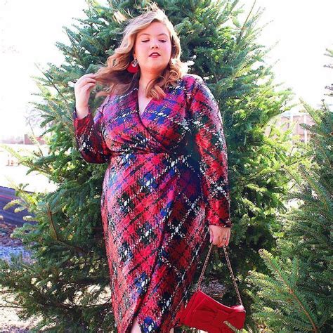 Plaid Sequin Wrap Dress Womens Plus Size Dresses Eloquii Sequin