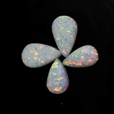 AAA Qualität Synthetischer Opal Lot Multi Fire Cabochon Lose Etsy