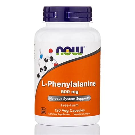 L Phenylalanine Mg Veg Capsules By Now Walmart