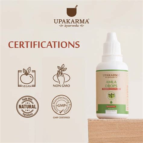 Buy UPAKARMA AYURVEDA AMLA DROPS AN AYURVEDIC HERB DROPS TO BOOST