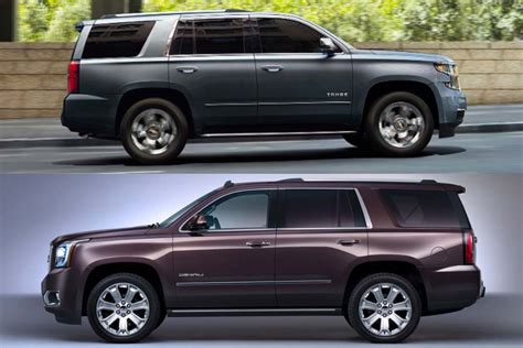 Difference Between Gmc Yukon And Chevy Tahoe