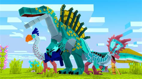 Novos Dinossauros Adicionados No Minecraft Prehistoric Evolved