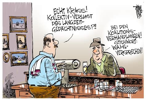 Wahlversprechen Rgb Janson Karikatur