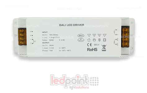 Ledpoint S R L Transformador 75W 24V DALI Led Driver