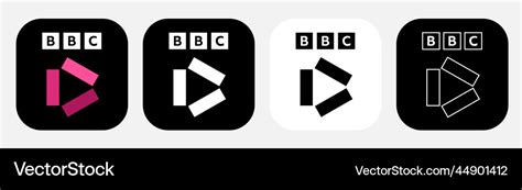 App icon bbc iplayer Royalty Free Vector Image