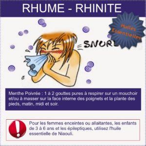 Rhume Rhinite Avec Les Huiles Essentielles Huiles Essentielles Et