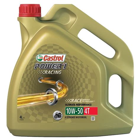 Huile moteur Castrol POWER 1 RACING 4T 10W 40 4 LITRES à vendre