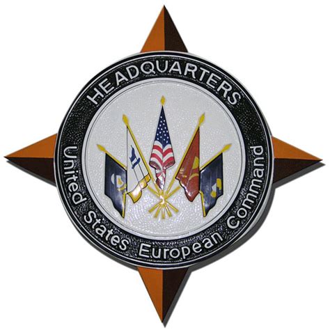 US European Command Headquarters Emblem – American Plaque Company ...