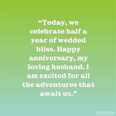 Happy 6 Months Anniversary Quotes For Husband Abcradio Fm