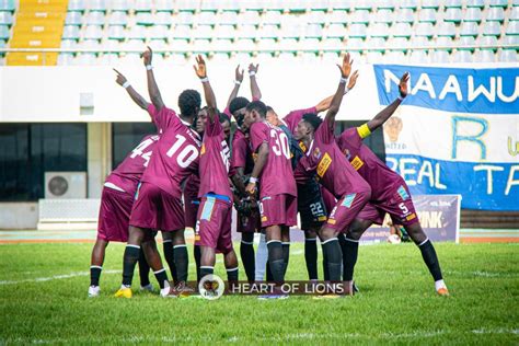 Ghana Premier League Heart Of Lions Hold Onto Top Spot On