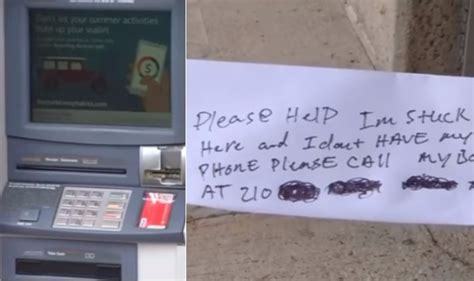 Texas Man Gets Stuck Inside ATM, Slips ‘Help Me’ Notes Through Receipt ...