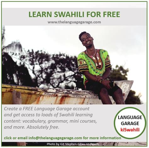 Swahili Numbers The Language Garage