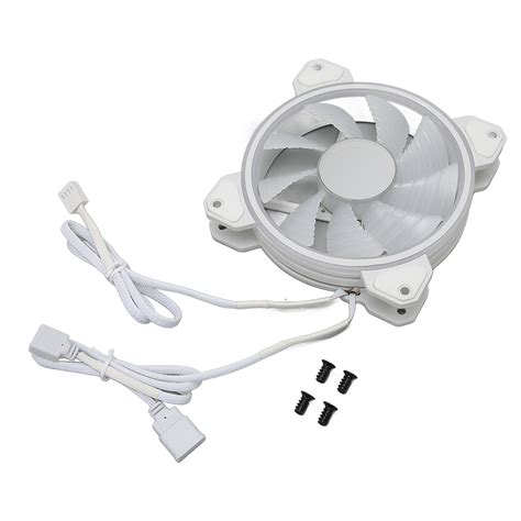 Rgb Case Fan 12cm 4pin Pwm 3pin Argb Rgb Backlit 9 Fan Blades Strong Airflow Super Quiet Pc Fan