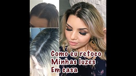 Como Retocar As Luzes Da Raiz Em Casa Youtube