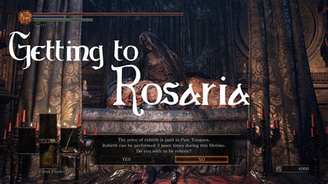 How To Get To Rosaria Dark Souls Youtube