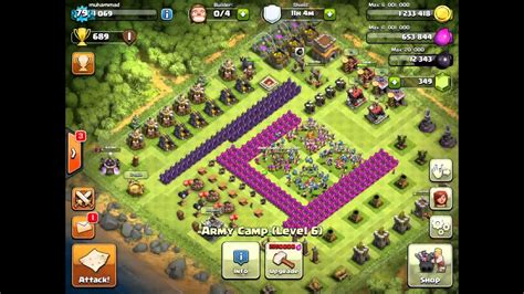 ~~ Awesome Th8 Clash Of Clan Base For Sell Youtube