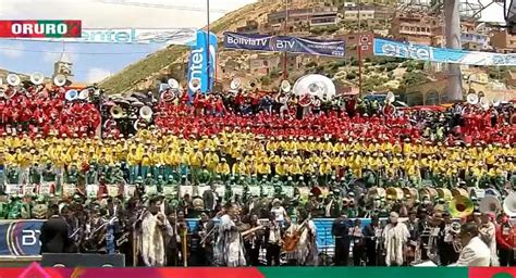 Previa al Carnaval de Oruro con 80 bandas y más de 6 000 músicos en el