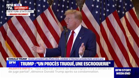 On vit dans un État fasciste déclare Donald Trump après sa