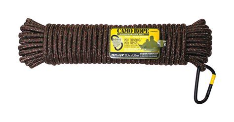 Wellington 3 8 In D X 75 Ft L Camouflage Diamond Braided Poly Rope