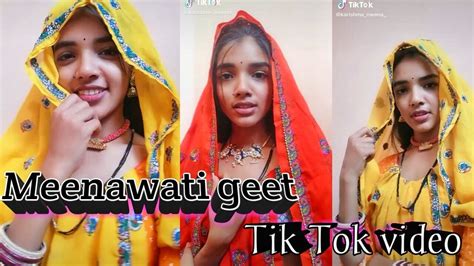 Meena Geet Tik Tok Video 🔥🔥 Meenawati Geet Tik Tok Video Meena Girl Tik Tok Video New 2020