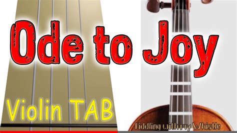 Ode To Joy Violin Play Along Tab Tutorial YouTube