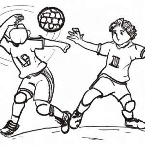 Desenhos De Handebol Para Imprimir E Colorir Pintar