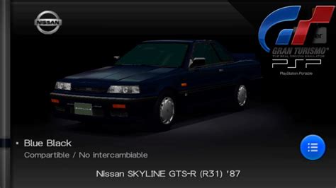 Nissan Skyline Gts R R Gran Turismo Psp Showcase Youtube