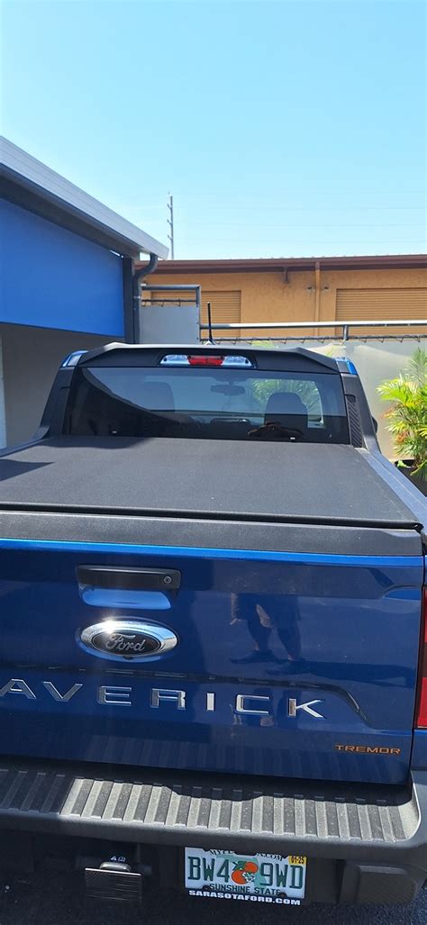 I Finally Got The Satin Black Rear Cab Spoiler Mavericktruckclub