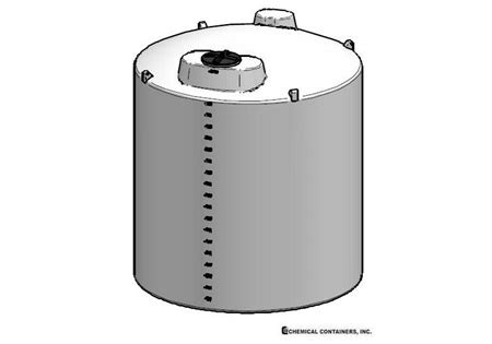 Cci Gallon Polyethylene Vertical Storage Tank D X H