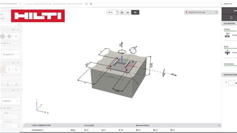 Hilti Concrete Anchors Chart