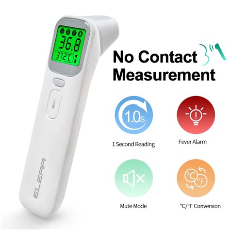 Elera Term Metro Digital Infrarrojo Para La Frente Dispositivo De