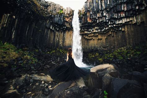 Wallpaper Sunlight Landscape Waterfall Rock Nature Cliff Cave