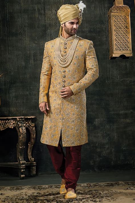 Pin By Nirnay Tripathi On Mens Sherwani Wedding Kurta For Men Groom