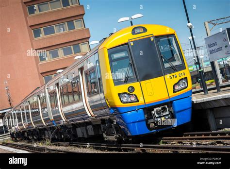 Class 378 passenger train in London Overground livery at Watford Junction, England Stock Photo ...