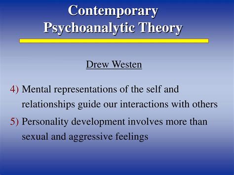 Ppt Chapter 7 Psychoanalytic Approaches Contemporary Issues