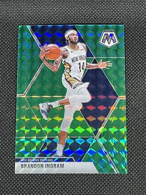 BRANDON INGRAM 2019 20 Panini Mosaic GREEN PRIZM CARD 136 Pelicans EBay